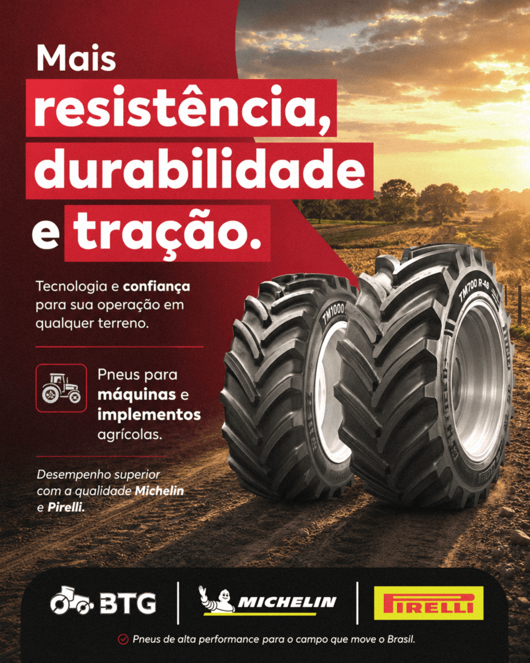 Resistência, durabilidade e tração